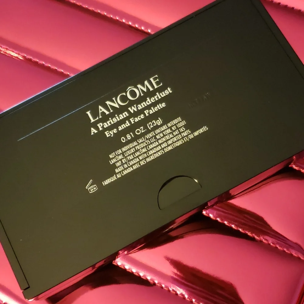 LANCÔME EYE & CHEEK PALETTE IN ONE & DUAL ENDED MAKEUP SHADOW & BLUSH BRUSH